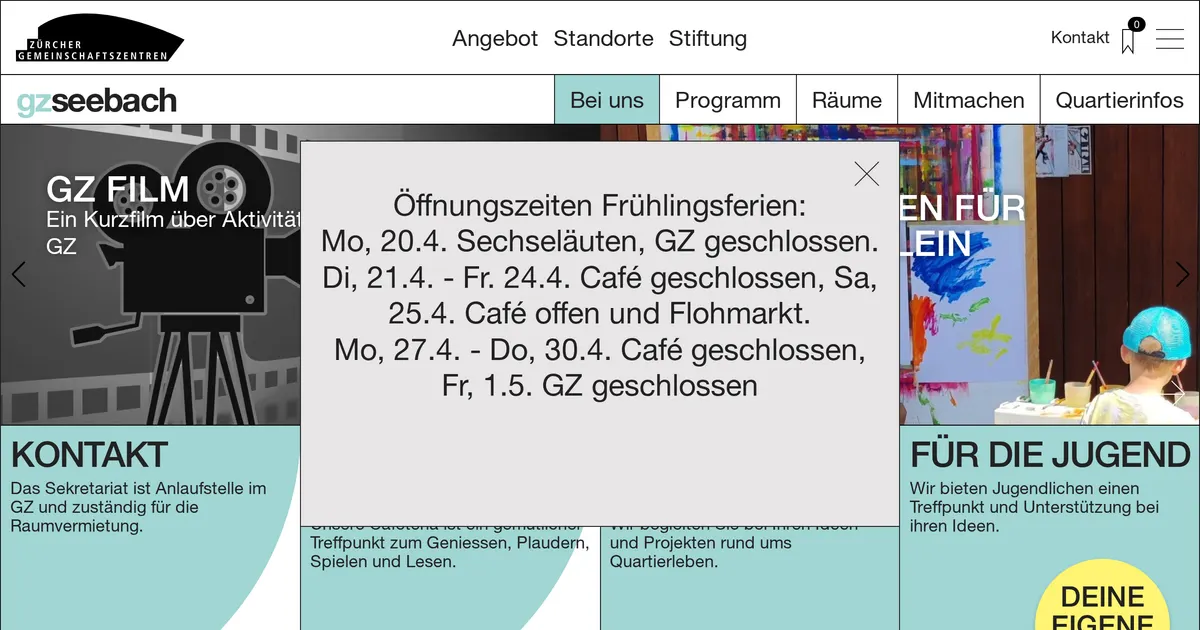 GZ Seebach Café am Bach