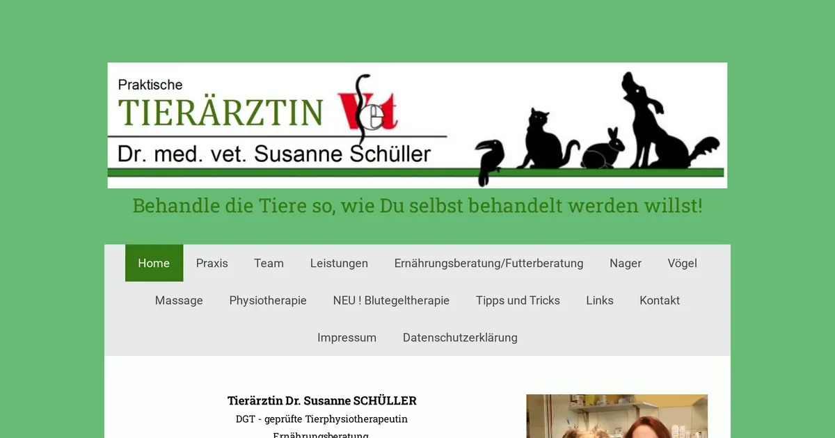 Tierärztin Dr. Susanne Schüller