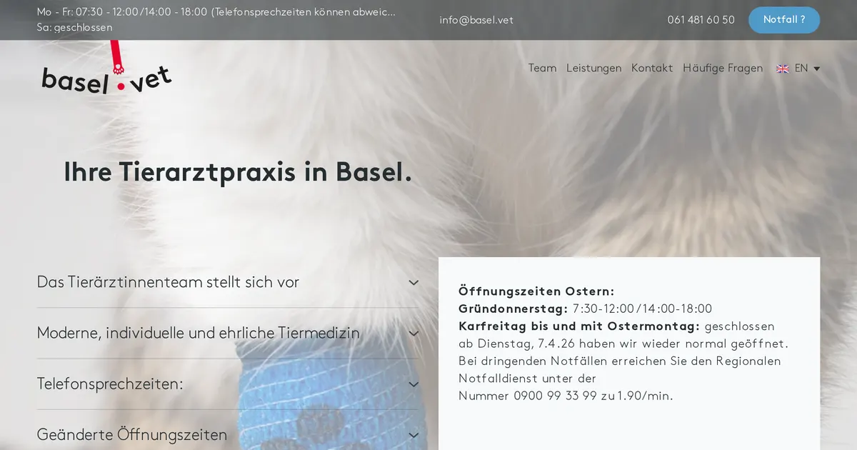 Basel.vet AG Kleintierärzte