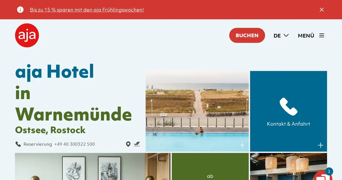 a-ja Warnemünde — hundefreundliches Hotel in Rostock
