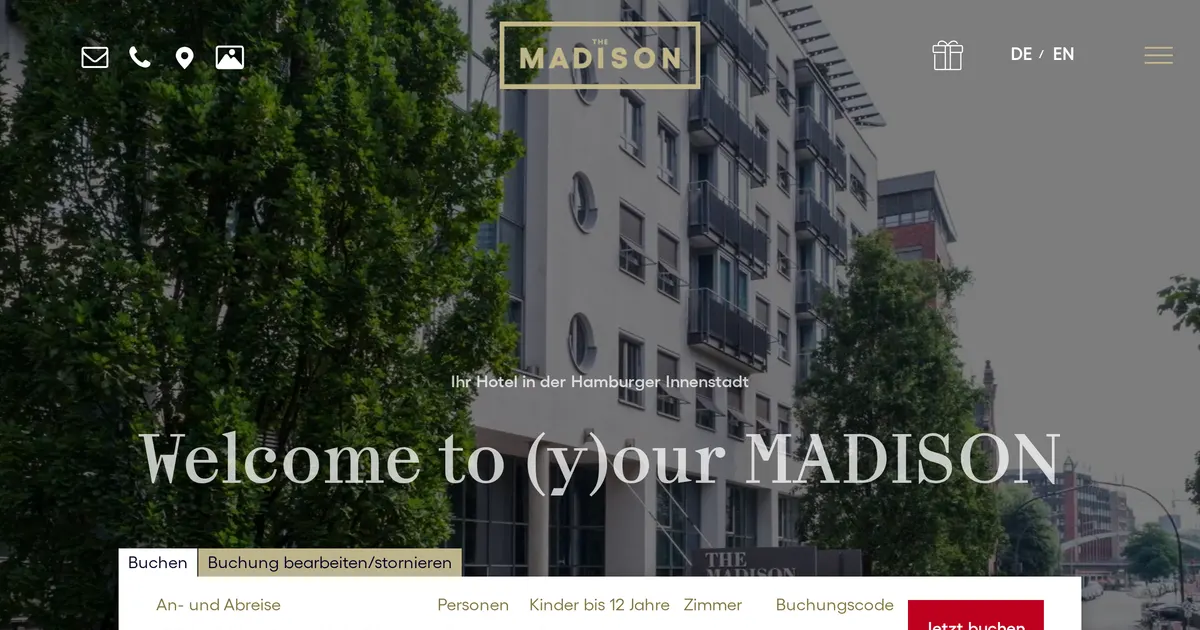 Madison Hotel — hundefreundliches Hotel in Hamburg, mit Hundebett und Wassernapf