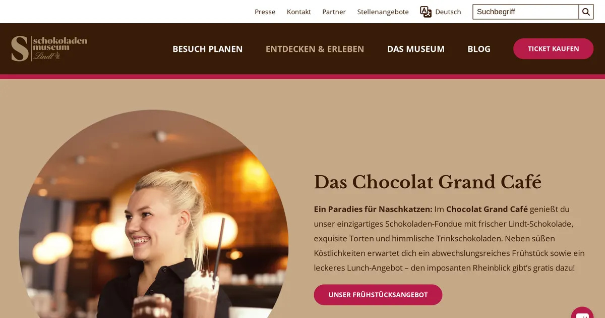 Chocolat Grand Café — hundefreundliches Café in Köln, mit Außenbereich