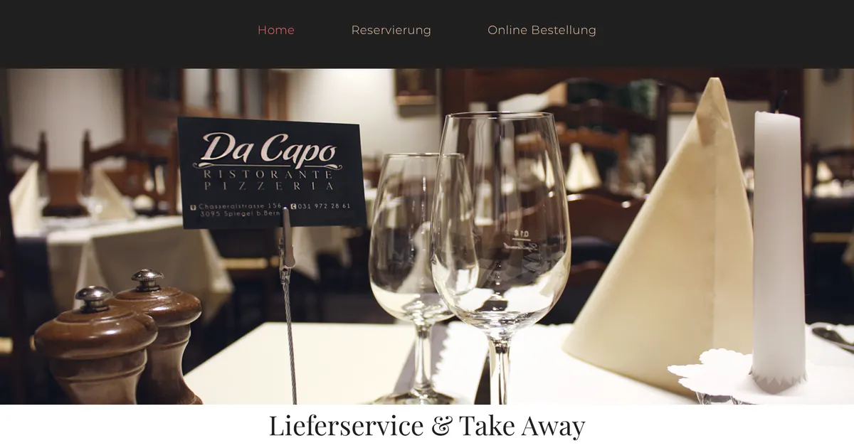 Da Capo - Ristorante & Pizzeria
