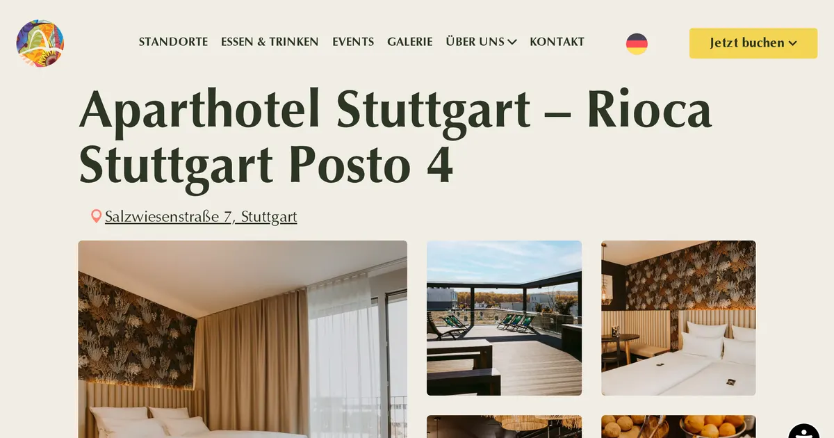 Rioca-Hotel Stuttgart Posto 4 — hundefreundliches Hotel in Stuttgart
