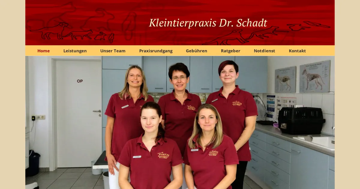 Kleintierpraxis Dr. med. vet. Antje Schadt — Tierarzt in Dresden