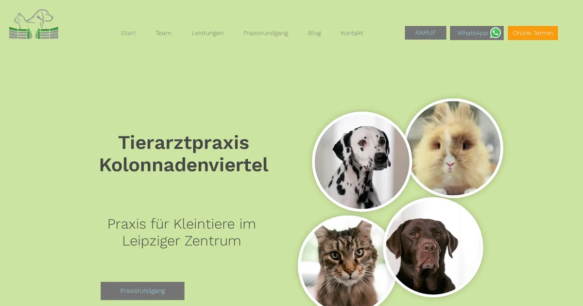 Tierärztliche Gemeinschaftspraxis Kolonnadenviertel — Tierarzt in Leipzig