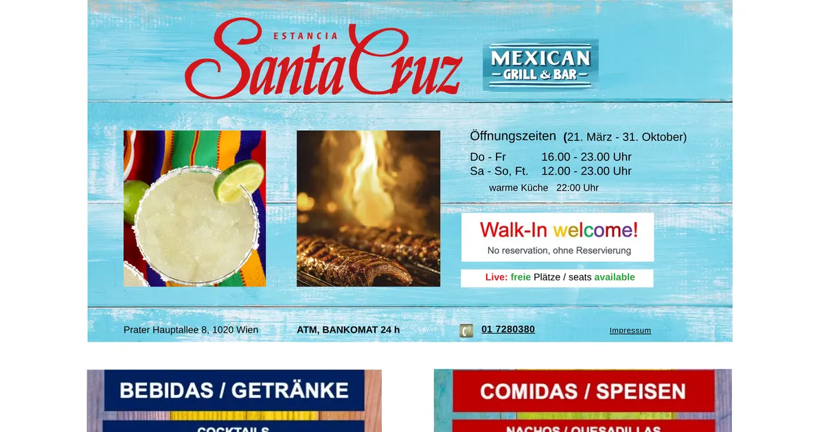 Estancia Santa Cruz — hundefreundliches Restaurant in Wien, mit Außenbereich