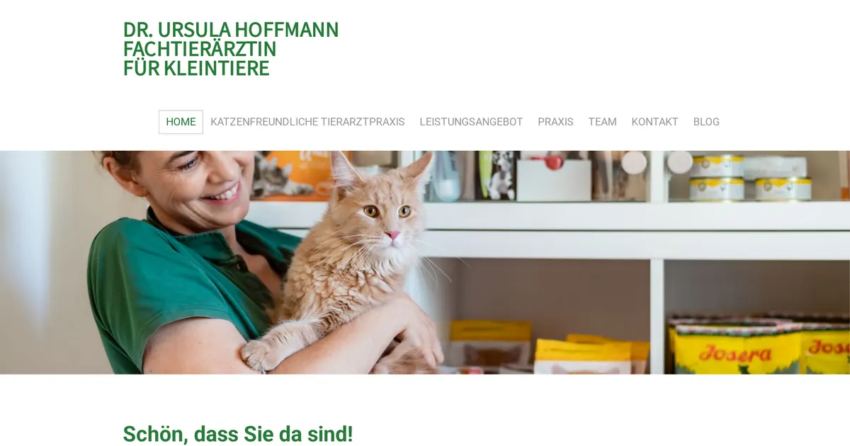 Kleintierpraxis Dr. Ursula Hoffmann — Tierarzt in Graz