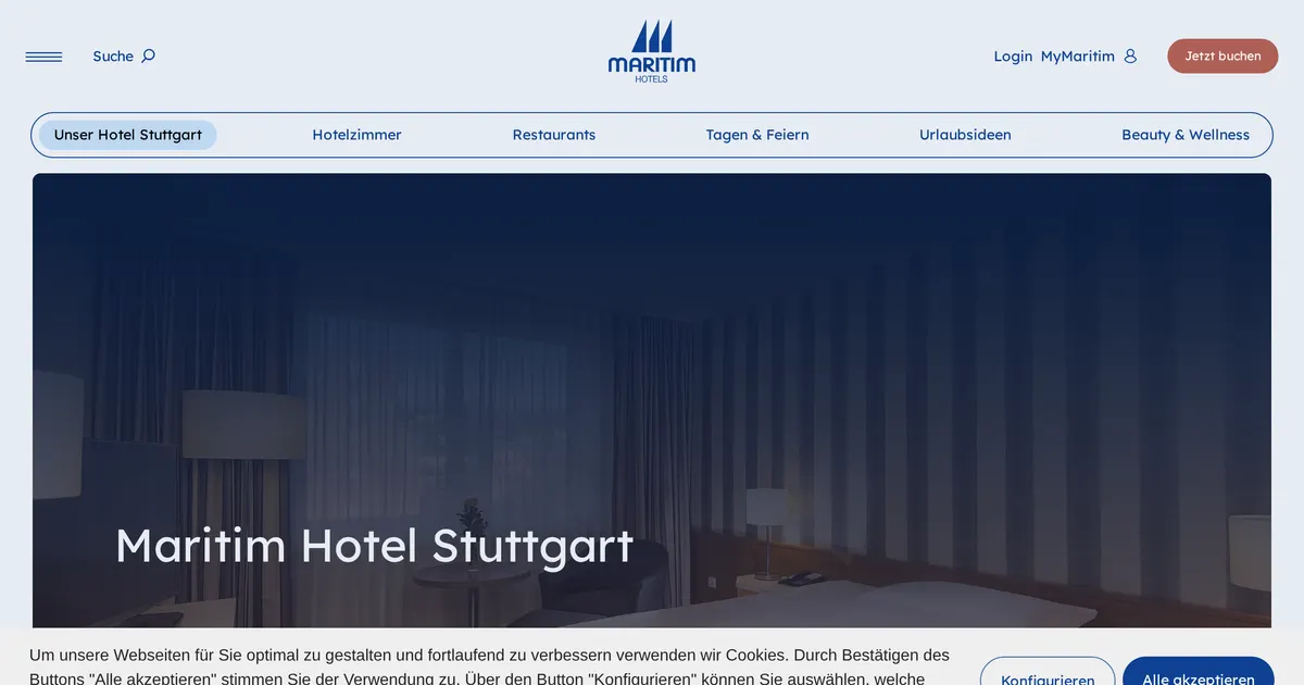 Maritim — hundefreundliches Hotel in Stuttgart, mit Hundebett