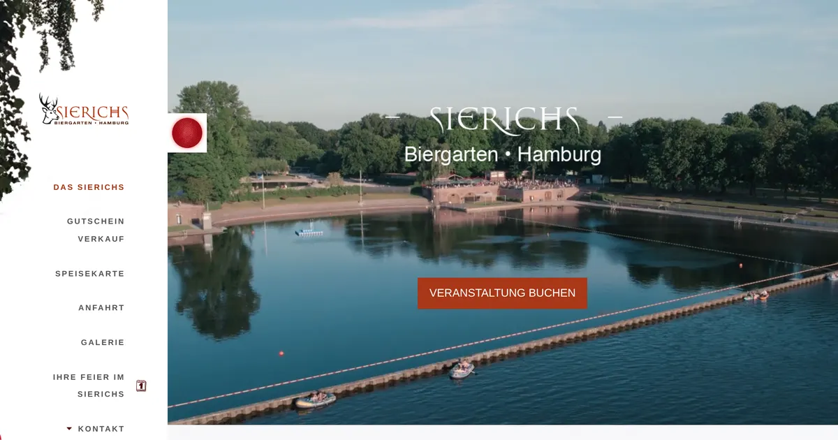 Sierichs Biergarten — hundefreundliches Restaurant in Hamburg, mit Außenbereich