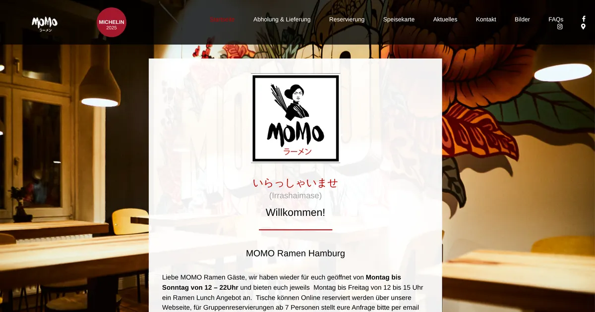 MOMO Ramen — hundefreundliches Restaurant in Hamburg, mit Außenbereich