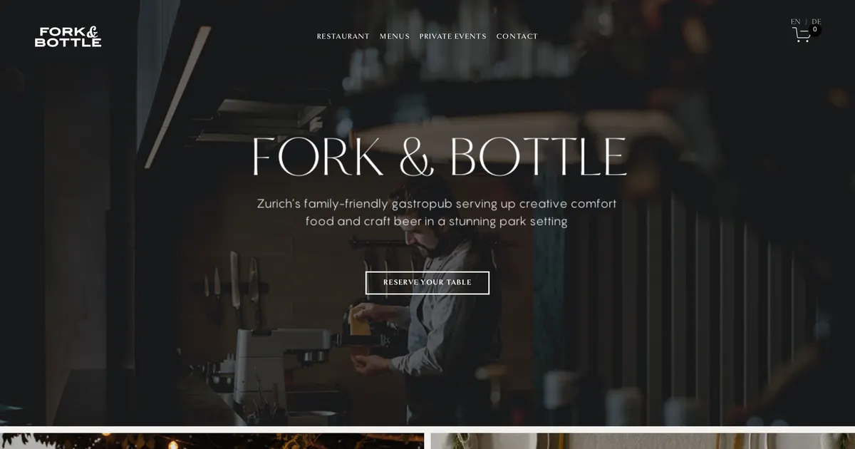 Fork & Bottle