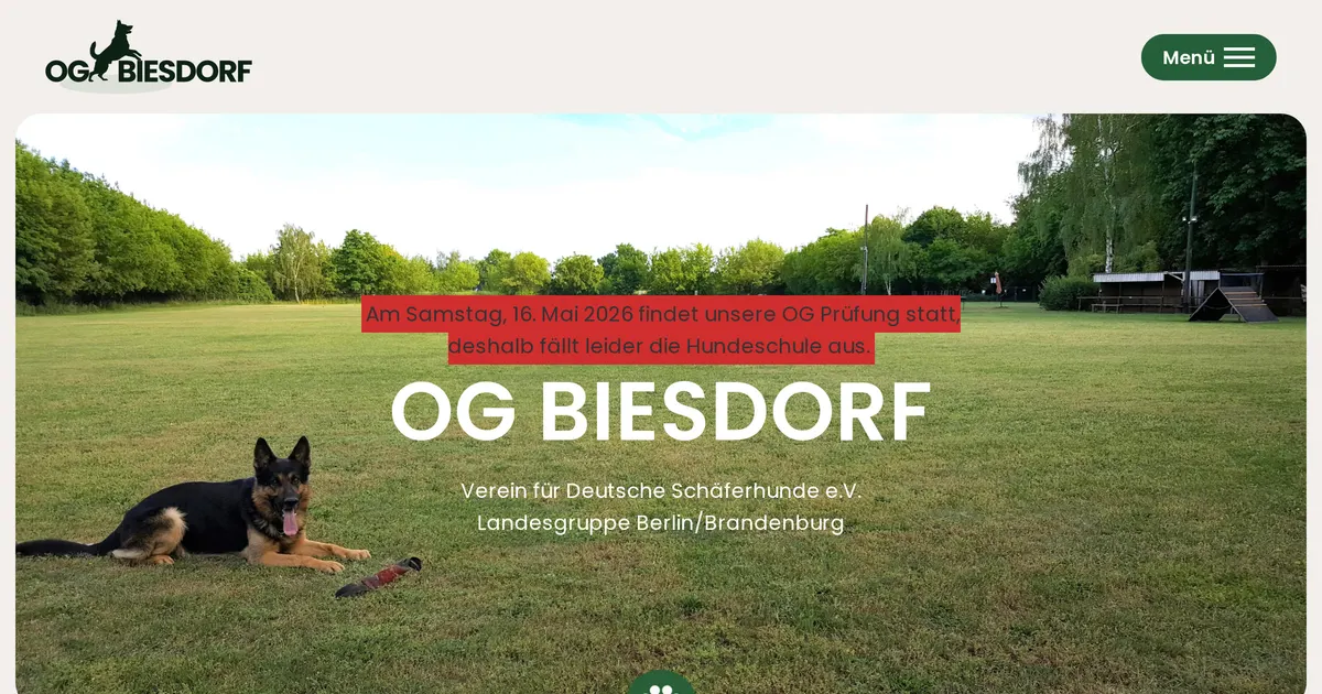 Hundeschule an der Wuhle — Hundeschule in Berlin