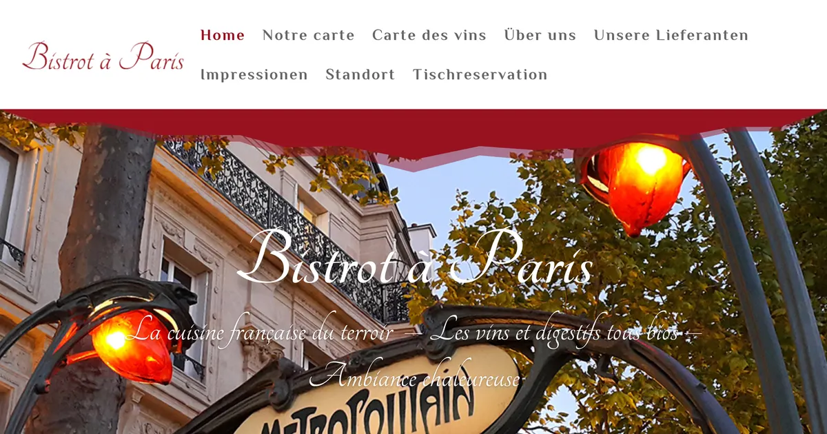 Bistrot à Paris