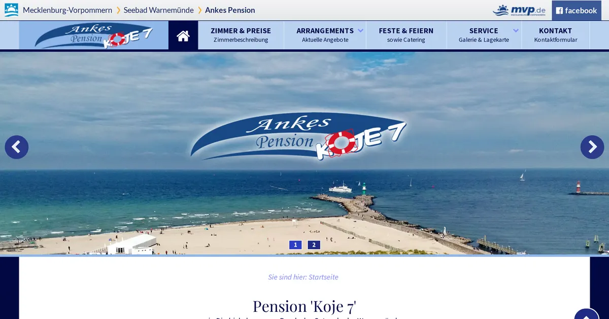 Ankes Pension — hundefreundliches Hotel in Rostock