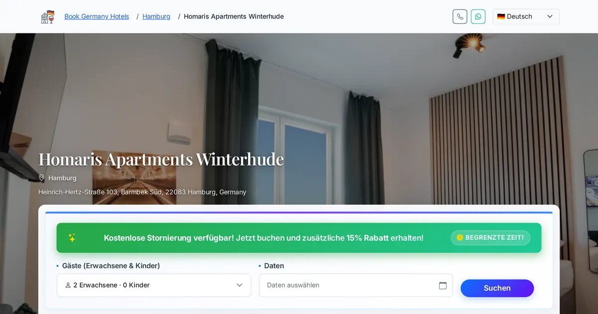 Homaris Apartments Winterhude