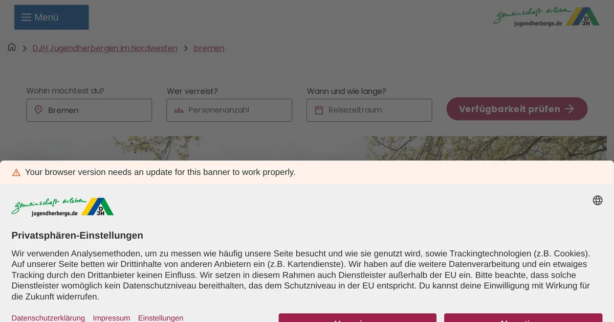 Jugendherbergsschiff "Die Weser" — hundefreundliches Hotel in Bremen