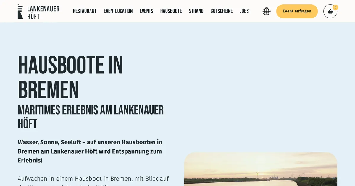 Hausboote am Lankenauer Höft