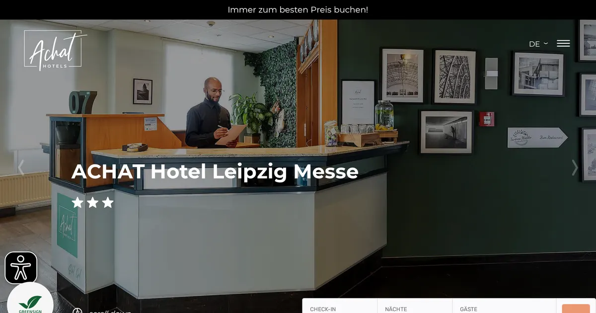Achat Hotel — hundefreundliches Hotel in Leipzig