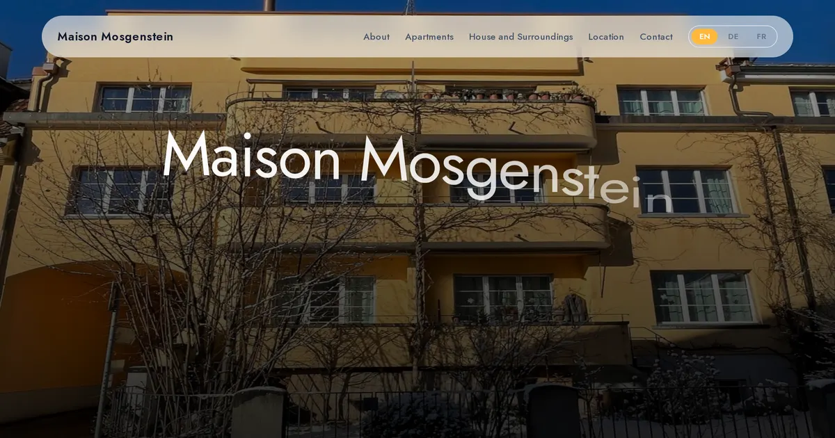 Maison Mosgenstein
