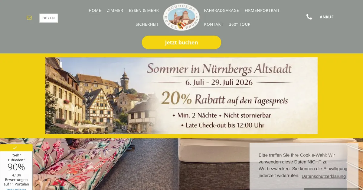 Probst — hundefreundliches Hotel in Nürnberg