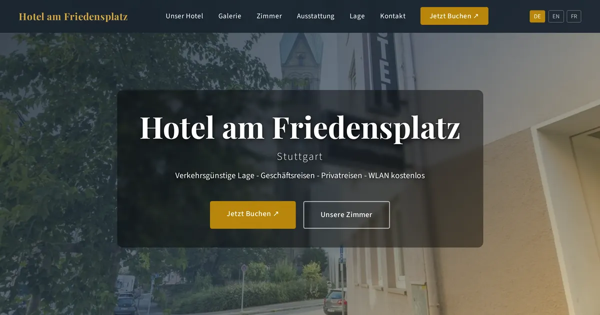 Hotel am Friedensplatz — hundefreundliches Hotel in Stuttgart