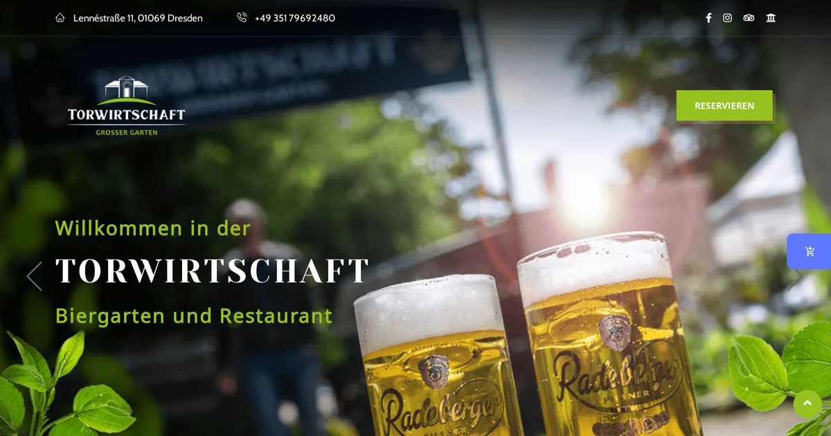 Torwirtschaft — hundefreundliches Restaurant in Dresden, mit Außenbereich