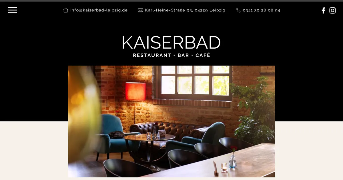 Kaiserbad — hundefreundliches Restaurant in Leipzig, mit Außenbereich