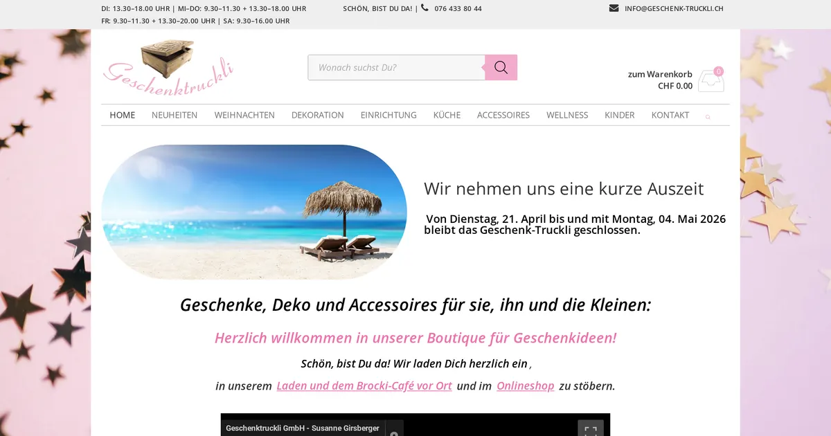 Geschenktruckli Brocki-Café