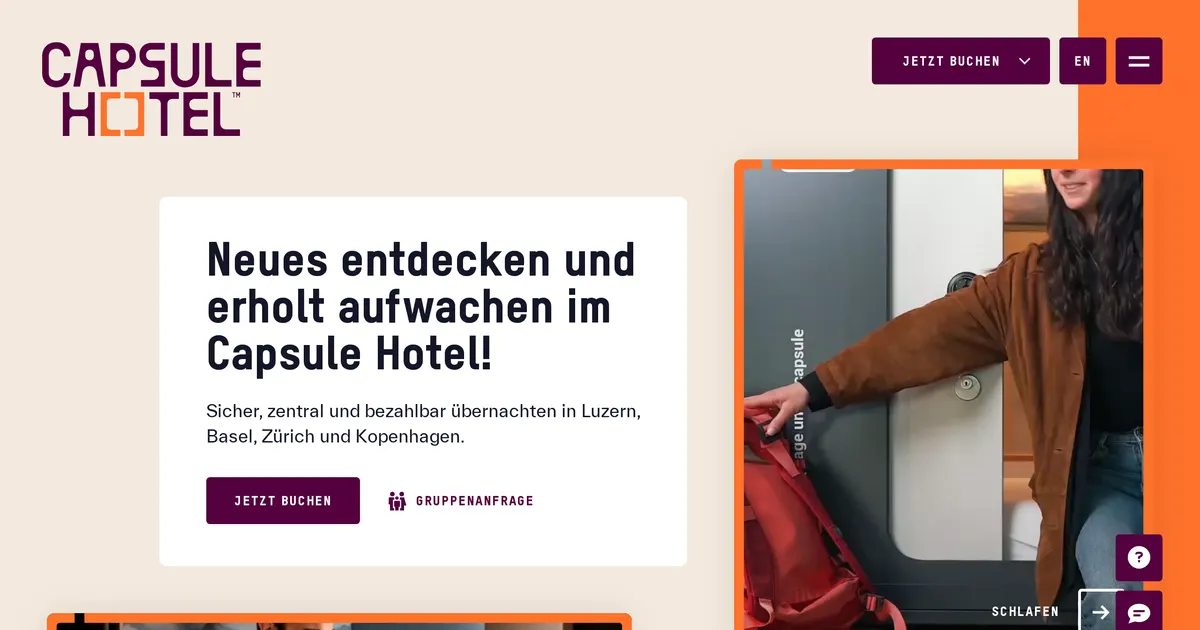 Capsule Hotel Lucerne