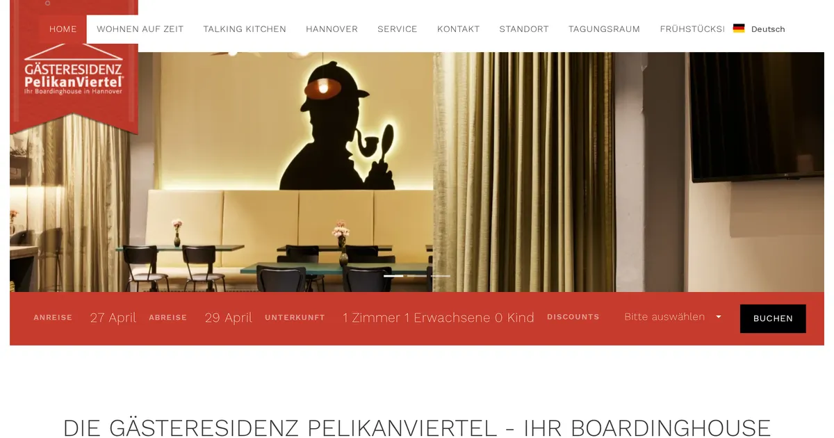 Gästeresidenz PelikanViertel — hundefreundliches Hotel in Hannover
