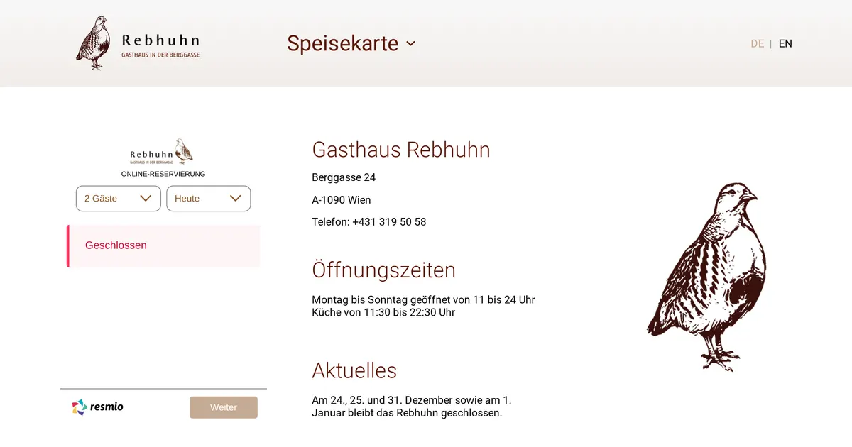 Gasthaus Rebhuhn — Foto 1