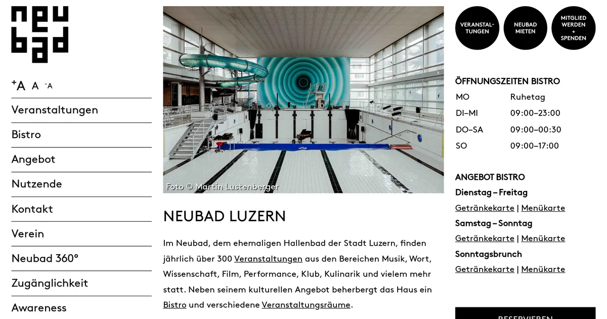 Neubad Bistro