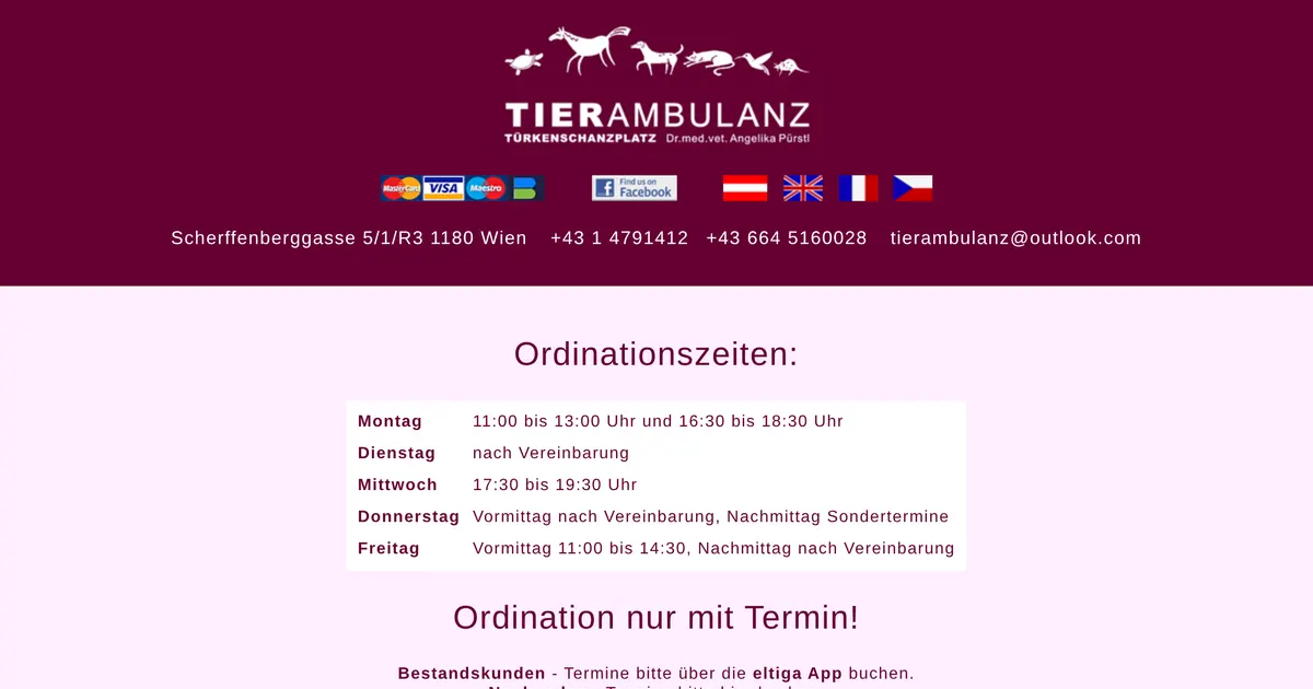 Tierambulanz Türkenschanzplatz