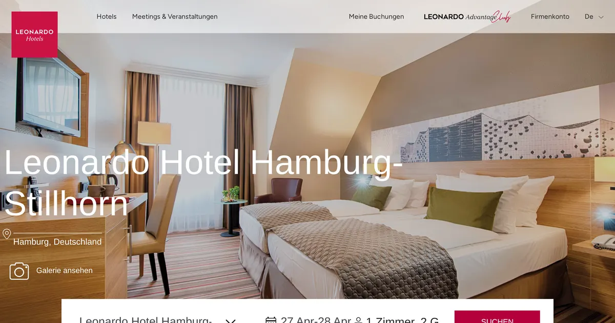 Leonardo Hotel Hamburg-Stillhorn — hundefreundliches Hotel in Hamburg