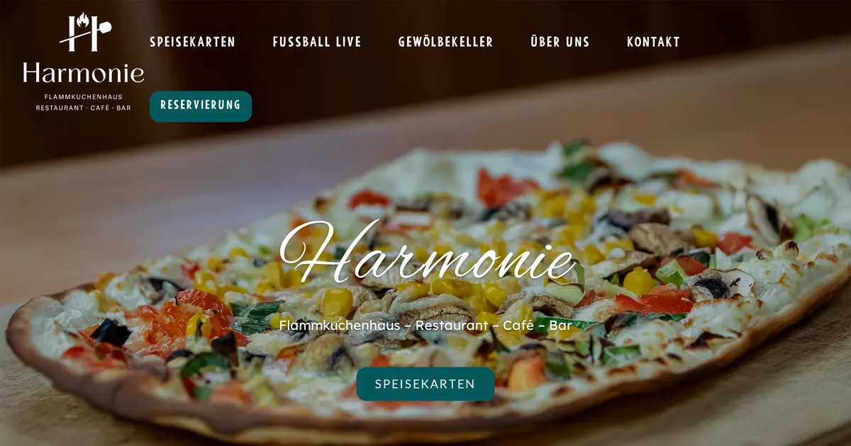 Harmonie — hundefreundliches Restaurant in Freiburg, mit Außenbereich