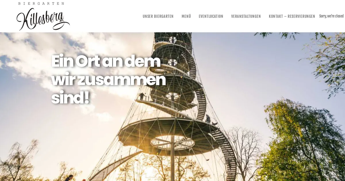 Biergarten Killesberg — hundefreundliches Restaurant in Stuttgart, mit Außenbereich