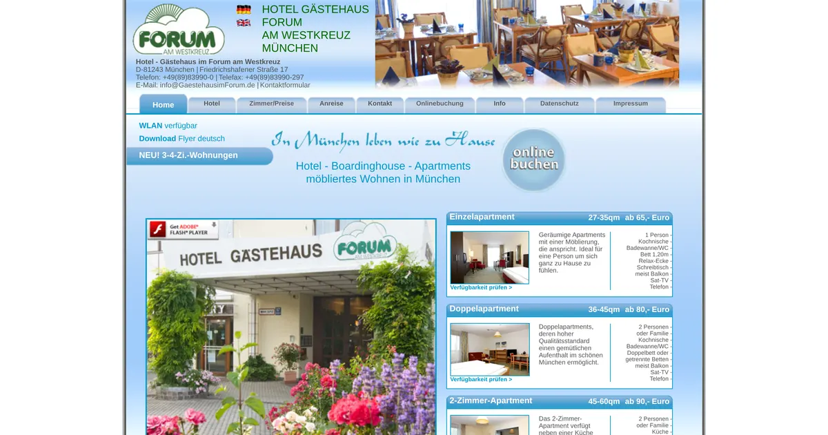 Hotel Gästehaus Forum am Westkreuz