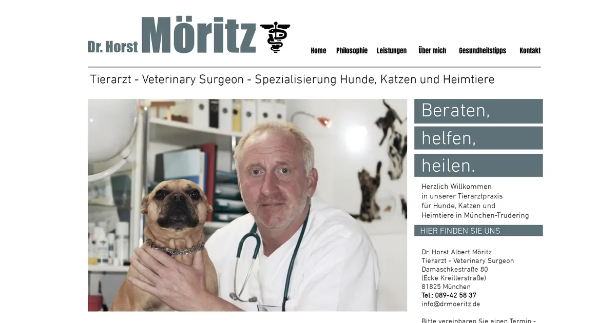 Dr. Horst Möritz — Tierarzt in München