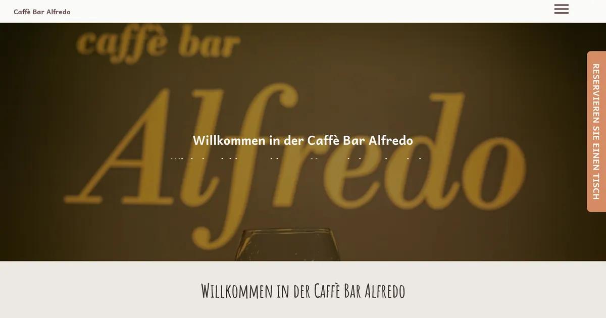 caffe bar Alfredo — hundefreundliches Café in Linz