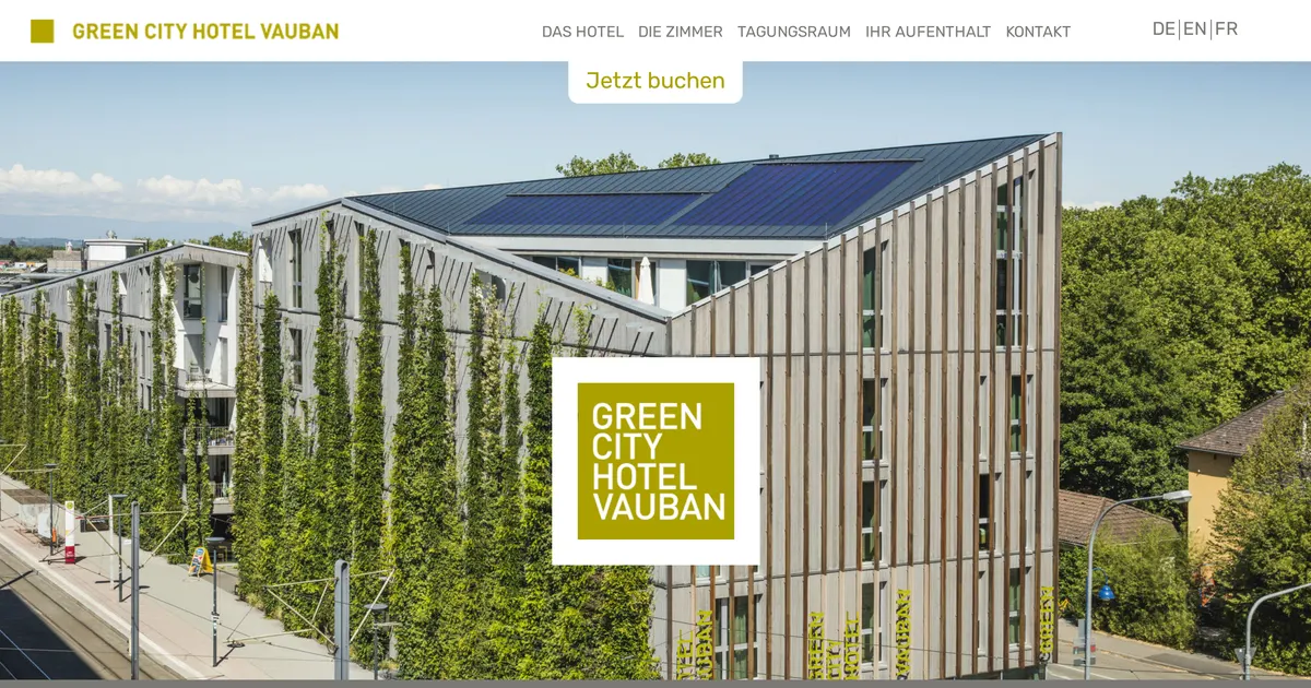 Green City Hotel Vauban — hundefreundliches Hotel in Freiburg