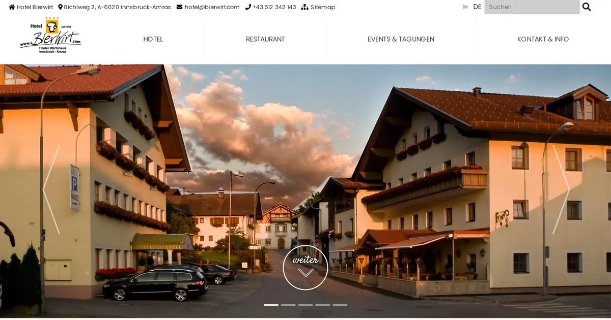 Bierwirt — hundefreundliches Hotel in Innsbruck