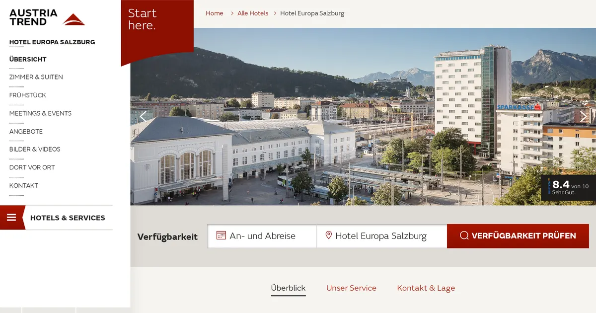 Hotel Europa Austria Trend — hundefreundliches Hotel in Salzburg