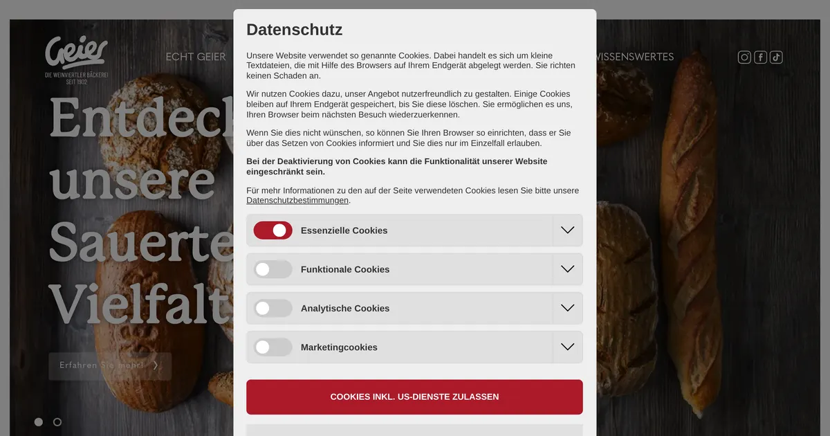 Geier — hundefreundliches Café in Wien, mit Außenbereich