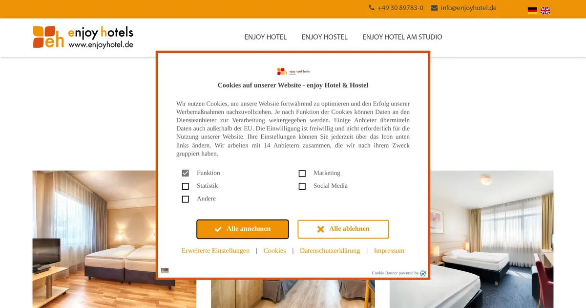 enjoy hotel Berlin City Messe