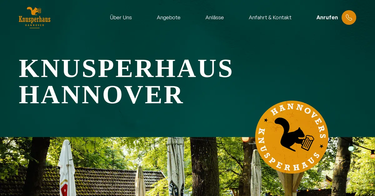 Knusperhäuschen — hundefreundliches Restaurant in Hannover, mit Außenbereich