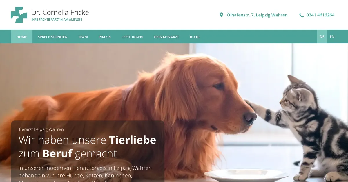 Tierarztpraxis Dr. Fricke — Tierarzt in Leipzig