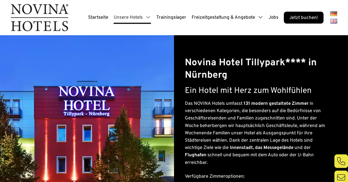 Novina Hotel Tillypark