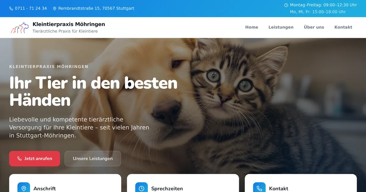 Kleintierpraxis Möhringen — Foto 1