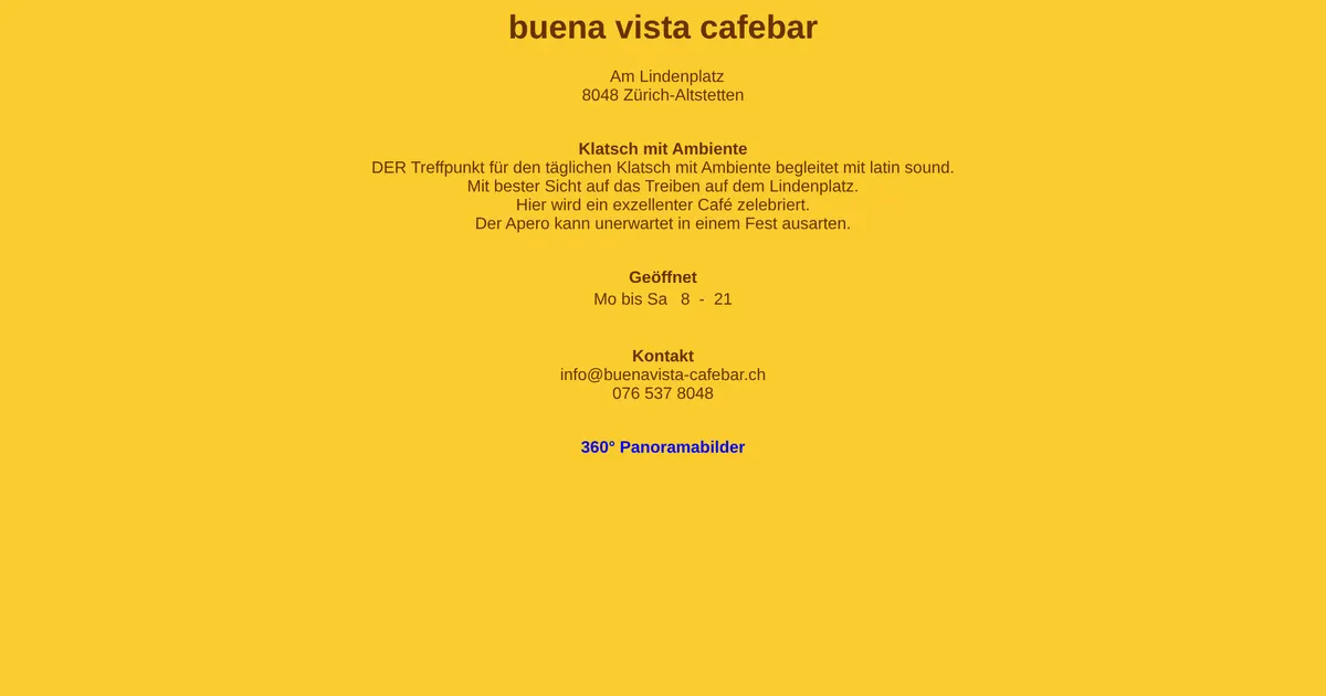 Buena Vista Cafebar